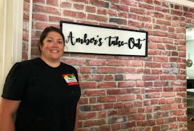 Amber MacDonald and her husband Mark MacDonald have found success with their new business venture known as Amber's Take Out on Townsend Street, Sydney. GREG MCNEIL • CAPE BRETON POST