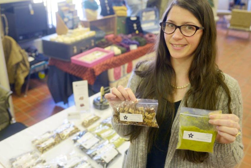 <p><span class="Normal">&nbsp;Registered acupuncturist Laura Abdallah shows a number of her herb tea mixes for sale at Farmers Market &amp; Delights at the Farm Centre on University Avenue Saturday. The new market will be open on the first and last Saturday of every month.&nbsp;</span></p>