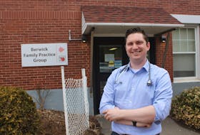 Dr. Chris McKay recently joined the Berwick Family Practice after deciding to start his medical career here in the Annapolis Valley. PAUL PICKREM