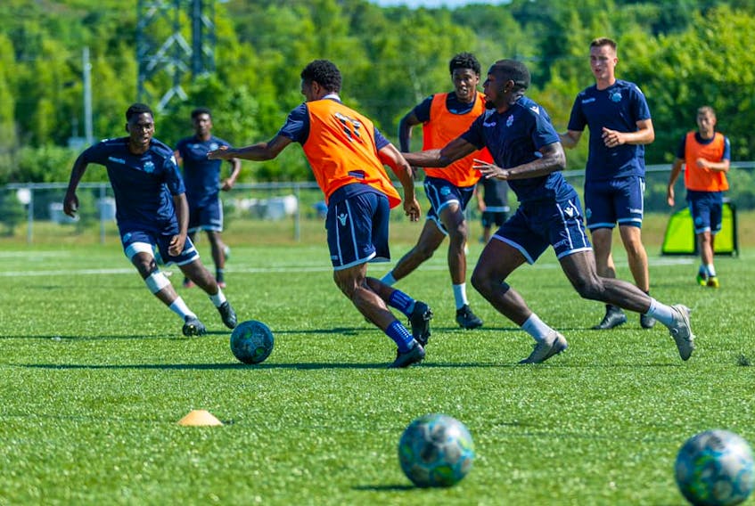 The Halifax Wanderers practise in Charlottetown leading up to their season debut on Saturday. (CONTRIBUTED/Canadian Premier League)
