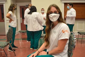 Breagh Fitzgerald of Boston, Mass., a student in the bachelor of science nursing program at Cape Breton University, said growing up she not only knew she wanted to study nursing but knew she wanted to do so at CBU. Sharon Montgomery-Dupe/Cape Breton Post
