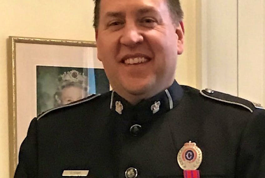 Insp. Stephen Knight is eager to build upon the relationships the Royal Newfoundland Constabulary have forged in Labrador west. — RNC photo