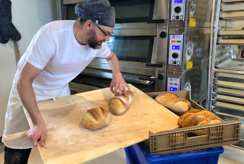 Peter Hogan, baker and owner of Torbakery: “What most people think of as bread is not actually bread; it’s a mass-produced product from the supermarkets that isn’t healthy, it’s not good for you, and I want to help bring back real bread. That’s why I became a baker.”-JUANITA MERCER/THE TELEGRAM

