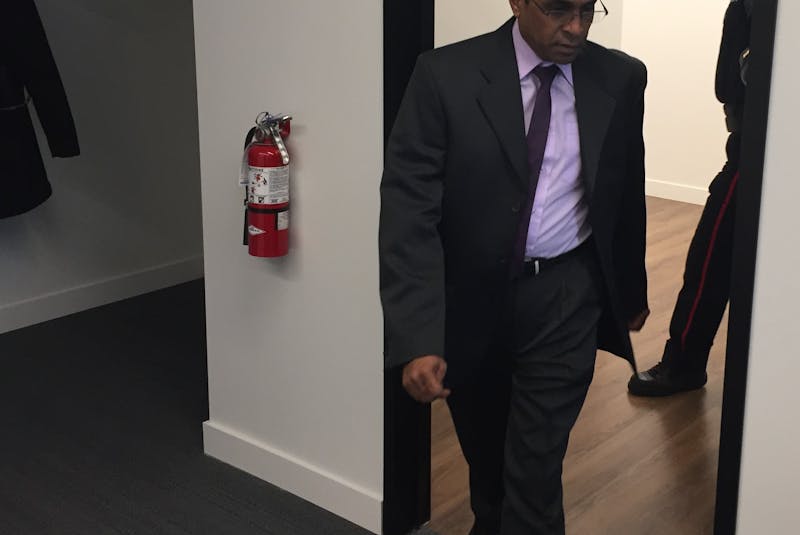 Dr. Manivasan Moodley, a Cape Breton gynecologist, faced allegations of professional misconduct and incompetence related to two patients in 2017 at the offices of the Nova Scotia College of Physicians and Surgeons in Bedford in February and March. - Francis Campbell