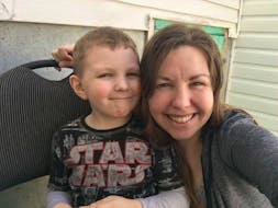 Meagan Campbell says preparing her son, Asher, for kindergarten was always going to be a challenge, but the COVID-19 pandemic adds a whole new dimension to her concerns.