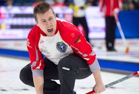Greg Smith brought plenty of exuberance to his first Brier in 2018. Three years later, he brings experience as well. — Curling Canada file photo