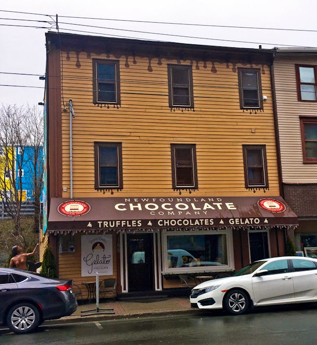 The Newfoundland Chocolate Company in downtown St. John's. 