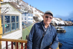 Charlie Pearcey in a photo taken earlier this year on the back deck of Pearcey's Twine Store in the Outer Battery. The lifelong resident of St. John's died Saturday, April 18 at the age of 82. — TELEGRAM FILE PHOTO