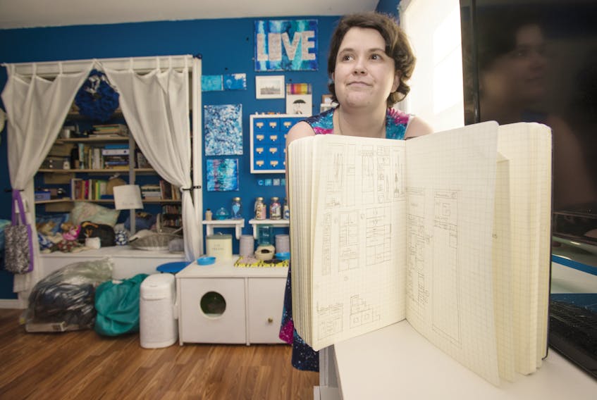 Chelsea Pettipas has been working on layouts and plans for her Schoolie tiny home for a number of years.