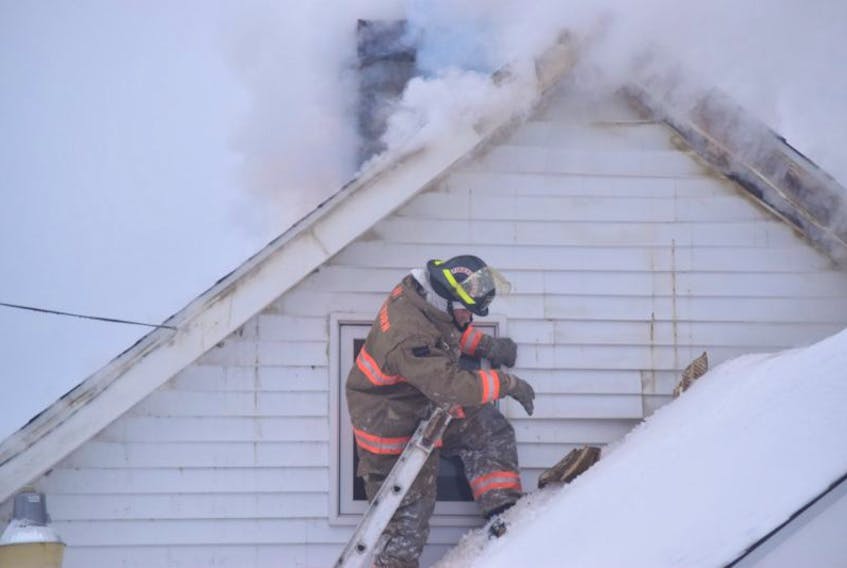 Fire on Union Road in Rockfield, Pictou County