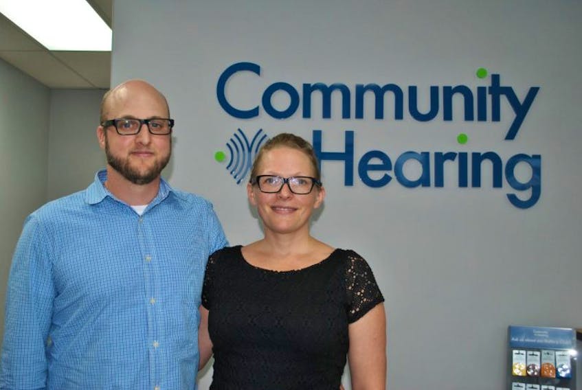 Husband and wife Erik Nissan and Beth Wild have started a new business – Community Hearing – located on East River Road in New Glasgow.