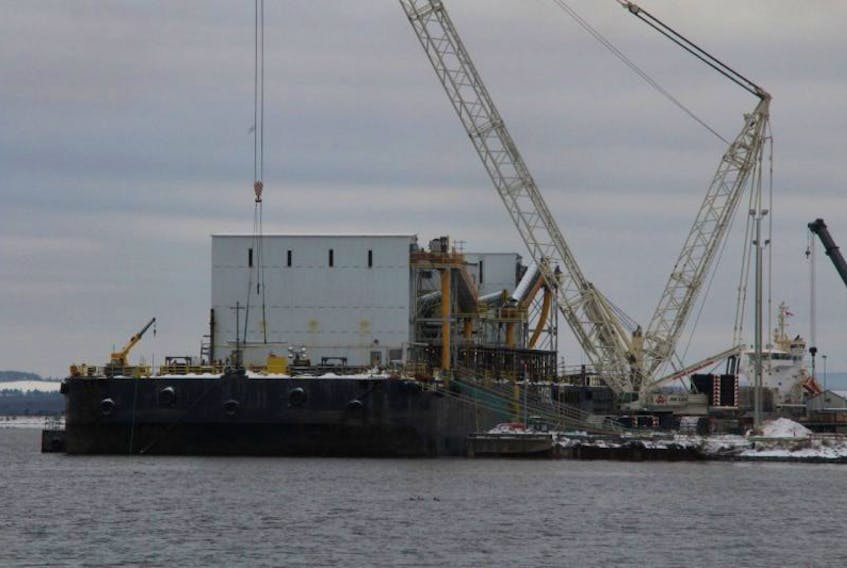 The Aecon Atlantic shipyard in Pictou recently laid off employees due to lack of work.

