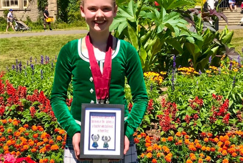 Annika Murray took part in recent Highland Dance competitions in Fredericton.