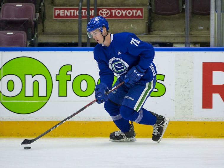 Kole Lind had a rough first year of pro, but he improved his skating and strength and has made himself a more-rounded forward. He is coming off a solid season with the AHL's Utica Comets.

