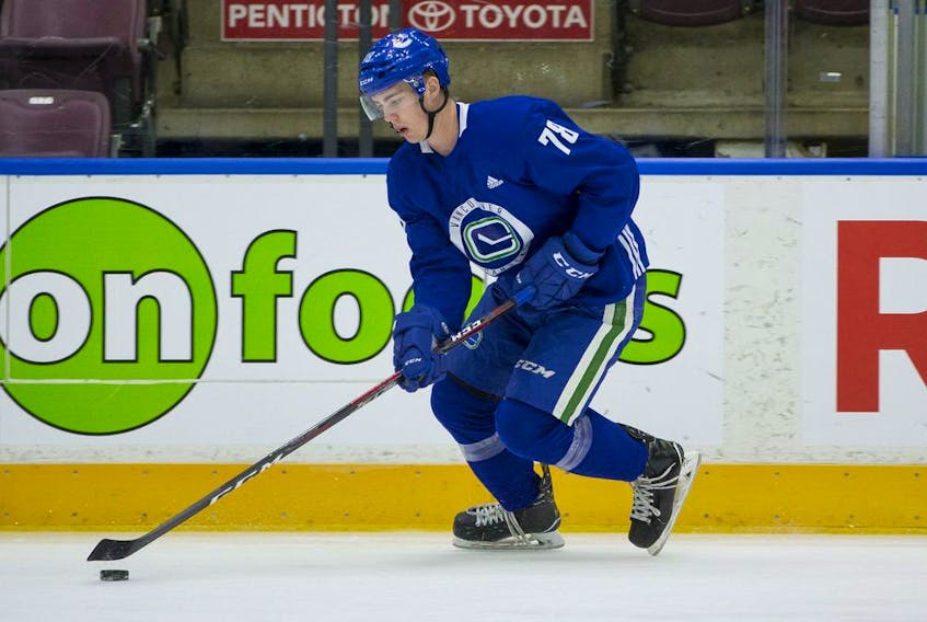 Kole Lind had a rough first year of pro, but he improved his skating and strength and has made himself a more-rounded forward. He is coming off a solid season with the AHL's Utica Comets.
