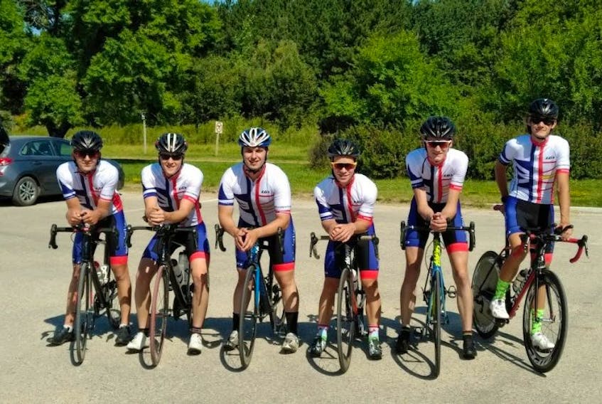 Newfoundland and Labrador's cycling team gets rolling at the Canada Summer Games today.