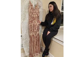 Melody Hubert of Corner Brook Regional High couldn’t wait to wear her dress at her prom this year. Students’ excitement about their 2020 graduations were dash when they were cancelled due to the COVID-19 global pandemic. — CONTRIBUTED