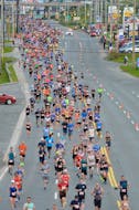 The Tely 10 routinely draws in excess of 4,000- or 5,000-plus runners and walkers each summer. — Telegram file photo