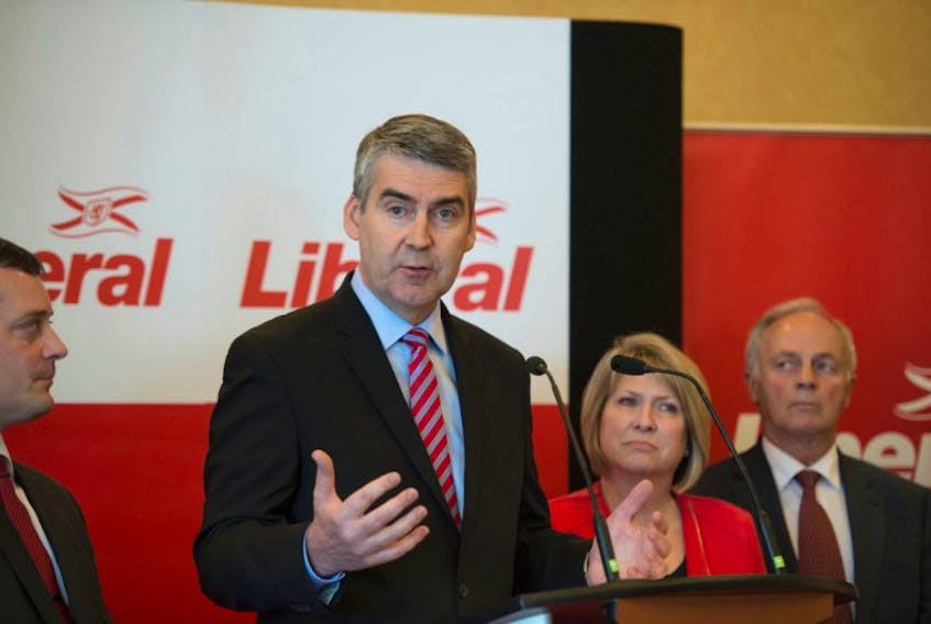 Premier Stephen McNeil launches the party platform May 17.
