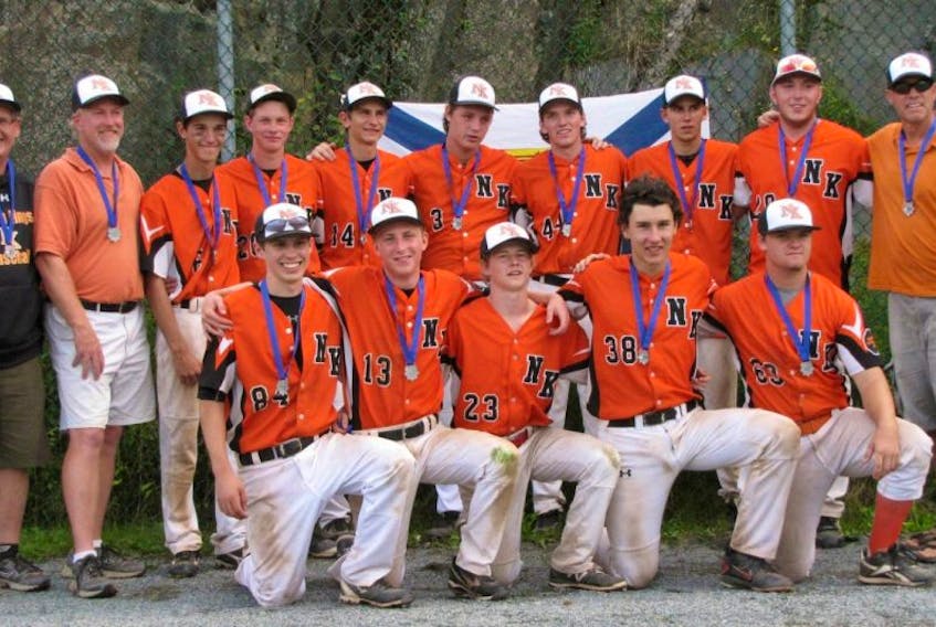 <p>The North Kings Eagles are, from left, in front, are Noah Turner, Ethan Payne, Riley Matheson, Ben Rudderham, Zack Herber. In back are manager Mike Turner, coach Dave Payne, Morgan Isnor, Logan Moore, Kick Croft, Dylan Cochrane, Bruce Higgins, Bradley Tipple, Colton Disley and coach Matthew Croft. Missing from the photos is MacKenzie Schofield. </p>