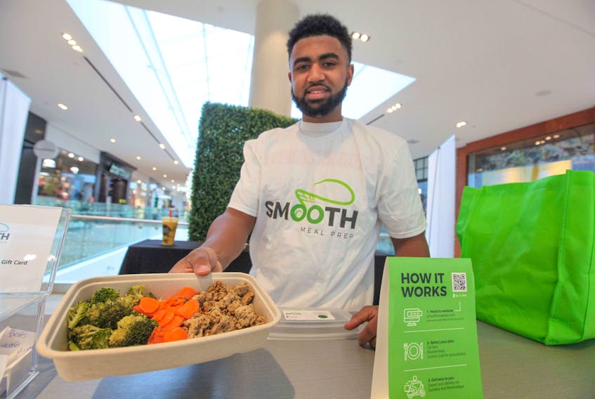 Nevell Provo, CEO and co-founder of Smooth Meal Prep. The business provides a service of preparing healthy meals to the door.
ERIC WYNNE/Chronicle Herald