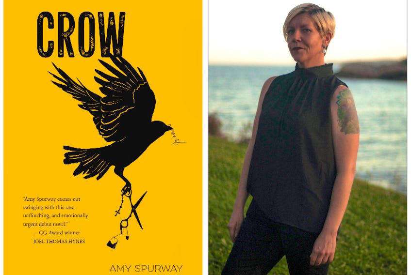 Amy Spurway, who lives in Dartmouth but grew up in Ross Ferry, will return home Saturday, March 30, to unveil her debut novel “Crow” at the Ross Ferry Community Centre at 6 p.m.