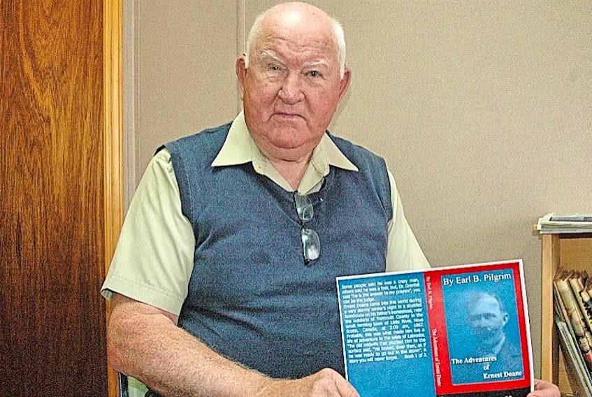 Earl Pilgrim, of Roddickton, has completed the manuscript for his latest work The Adventures of Ernest Doane. The experienced author of 19 books was drawn to the subject’s life story after receiving numerous documents from Doane’s family as well as his own diaries. There will be three volumes of his life story, with the first coming out this year.