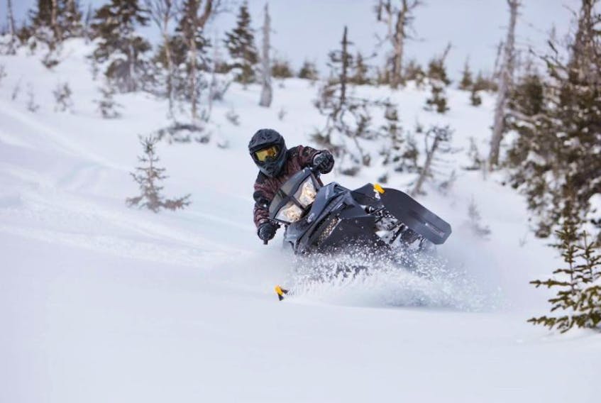 Ryan Patey is one of the members of the Northern Drifters Snowmobile Club, and has plenty of experience on the trails.
