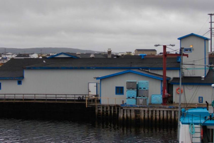 The old crab plant in Mary’s Harbour that was torn down earlier this summer.