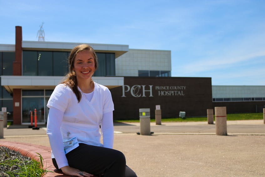 Shayna Conway is currently in training for her first job as a nurse working in the ICU at the Prince County Hospital in Summerside after recently graduating from the nursing program at UPEI. 