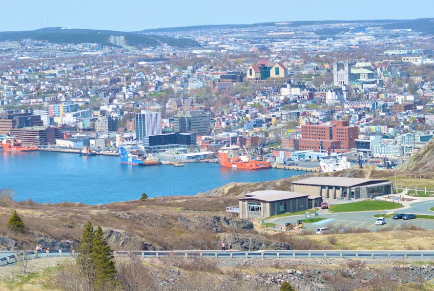 The of St. John's from Signal Hill. BARB SWEET/THE TELEGRAM