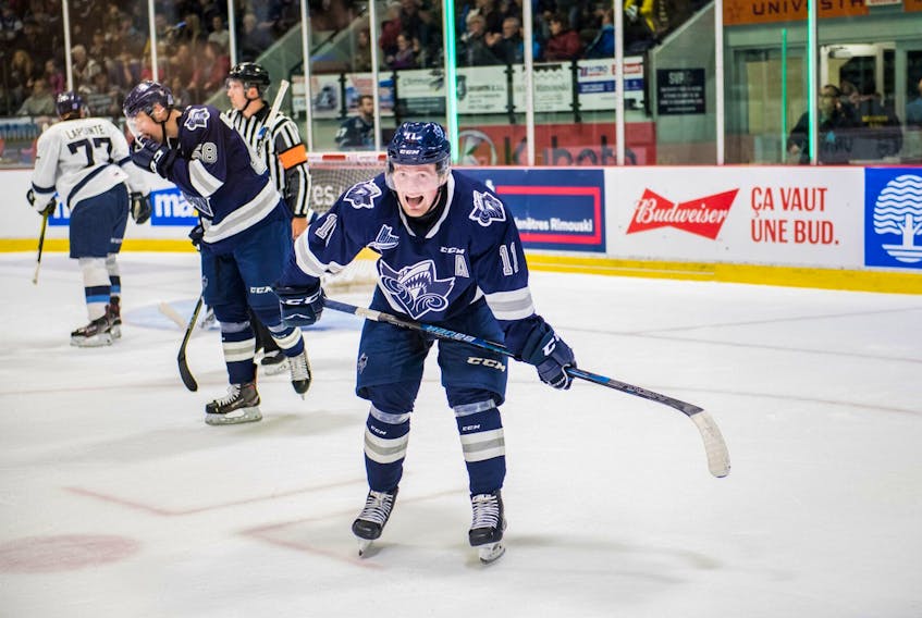 Rimouski Oceanic winger Alexis Lafreniere leads the QMJHL in scoring with 84 points in 39 games. (CONTRIBUTED/QMJHL)