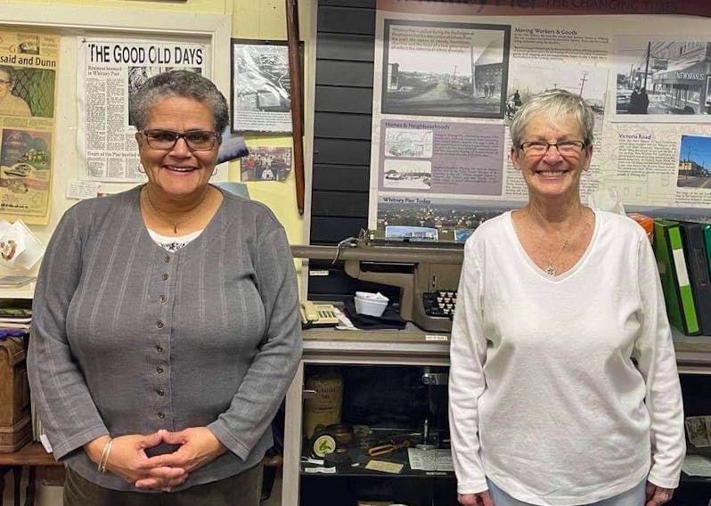Election of officers for the Whitney Pier Historical Society took place on Feb. 11. Shown on the left is the new president Pam Parris with returning vice-president Helen Carroll Donnelly. CONTRIBUTED