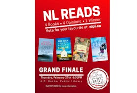 N.L. Reads 2020 concludes Feb. 27. — Contributed


