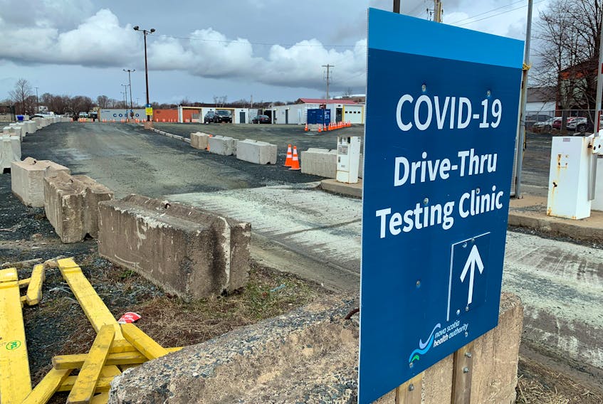 Jan. 12, 2021—The COVID-19 drive-thru testing site behind Dartmouth General was quiet today. Cases of COVID-19 have been dropping for Nova Scotia over the last week.
ERIC WYNNE/Chronicle Herald