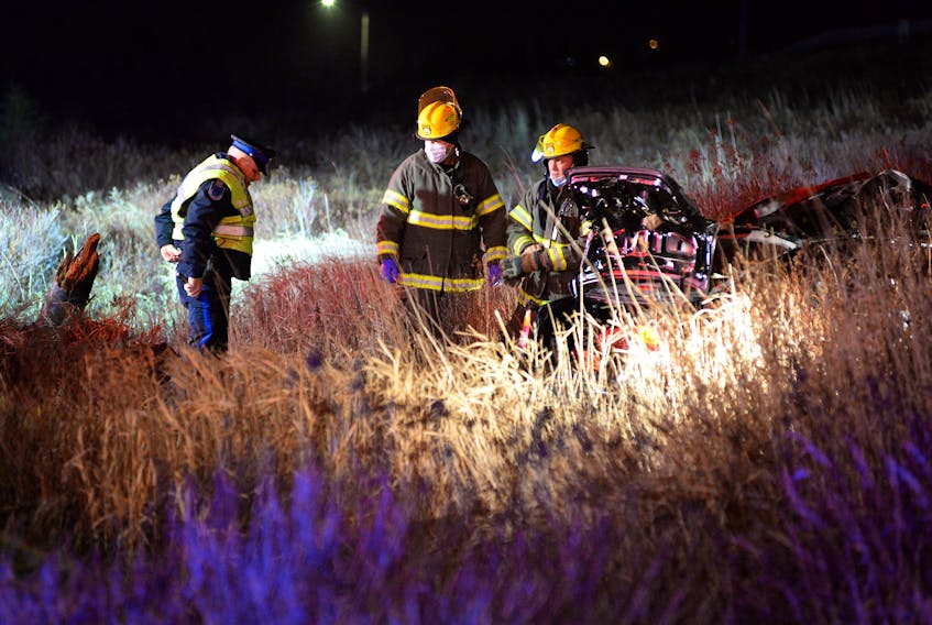 One woman is dead following a single-vehicle crash in St. John's early Saturday morning. Keith Gosse/The Telegram