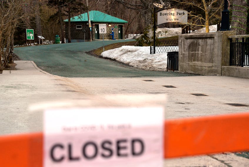 Bowring Park, one of the city’s most popular parks for people wanting to relax and take a walk, is closed due to COVID-19 restrictions. -TELEGRAM FILE PHOTO/KEITH GOSSE