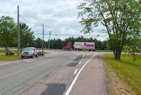 Residents of a Charlottetown neighbourhood bordered by Malpeque Road (pictured) and Lower Malpeque Road said turning left here off Irwin Drive onto Malpeque Road is already hard enough. They say they are concerned about the impact an additional 60 apartment units will have.