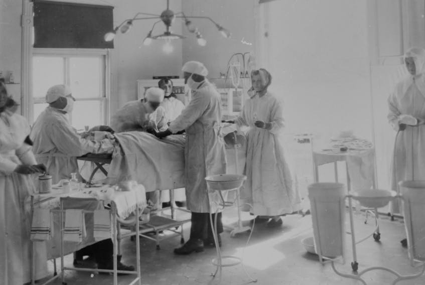 Operating room at the old Charlottetown Hospital [pre-1920]. Contributed photo/Public Archives and Records Office, Acc2320/32-12