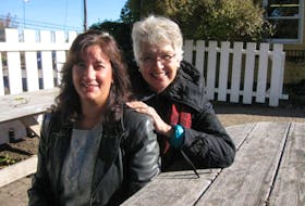 <p>Home visitor Blanca Baquero and Paula McKenzie, who is the leader of Kentville Support Group for the provincial ostomy organization, want to share their positive attitude.</p>