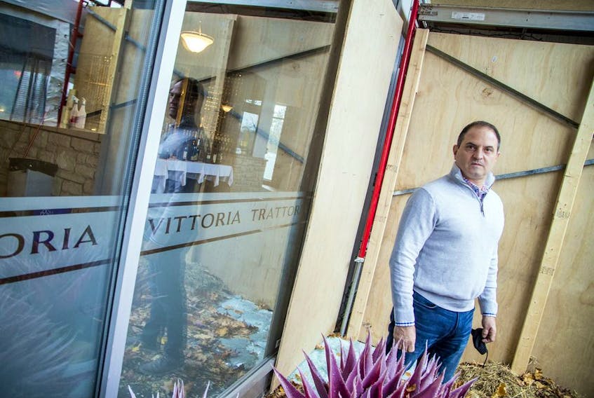 'I think it's just terrible — nobody needs this,' Vittoria Trattoria co-owner Domenic Santaguida said in an interview Sunday after the break-in. 'I'm teetering on the edge of a nervous breakdown, no word of a lie.'