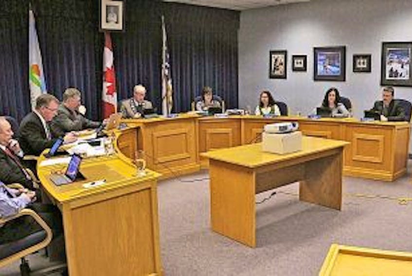 ['Packet file photo<br />The Clarenville town council.<br /><br />']
