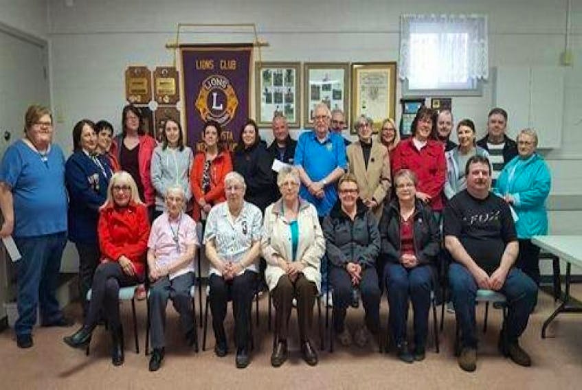 The representatives of 19 different groups accepted donations from the Bonavista Lions Club on Wednesday, May 24.