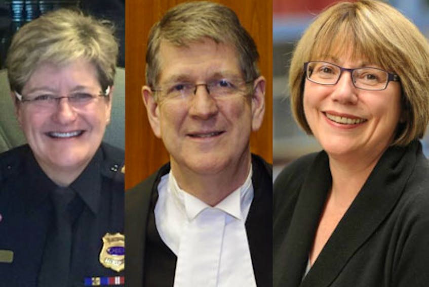 Former Fredericton police chief Leanne Fitch, Michael MacDonald, former chief justice of Nova Scotia, and Anne McLellan, a former longtime federal cabinet minister and chair of the federal cannabis legalization task force, have been appointed to conduct the independent review into the April 2020 mass shooting in central Nova Scotia. - Twitter, Contributed, Danny Abriel