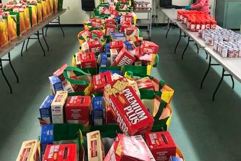 The Municipality of the County of Inverness, the Strait Regional Centre for Education’s SchoolsPlus team and Strait Area Transit have provided families with a total of 380 food hampers since March. Contributed