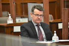 P.E.I. auditor general Darren Noonan is shown during a standing committee on Tuesday. Noonan said he has requested funding for hiring three additional auditors.