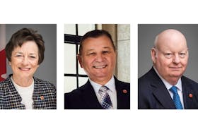 From left, Diane Griffin, Brian Francis and Mike Duffy are Senators for Prince Edward Island.