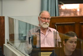 Gary Schneider of the Coalition for the Protection of P.E.I. Water appears before a standing committee on Thursday. Schneider said lifting the moratorium on high capacity wells could have unintended consequences.