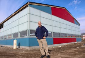 Protocase co-founder Doug Milburn stands in front of the new home for 45Drives, the IT infrastructure and enterprise storage solution division of the Cape Breton company. Construction began this summer and is expected to conclude by February. GREG MCNEIL/CAPE BRETON POST