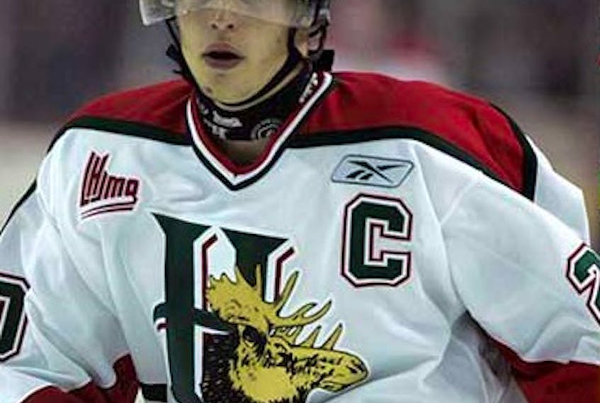 Petr Vrana was the captain of the Halifax Moosehaeds in 2004-05. (HALIFAX MOOSEHEADS)